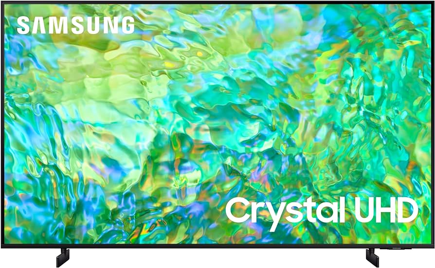 TV LED 43&quot; SAMSUNG 4K 43CU8070UXZT SMART TV ITALIA BLACK