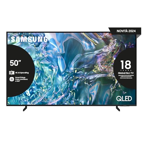 TV QLED 50&quot; SAMSUNG QE50Q60DAUXZT SMART TV ITALIA BLACK
