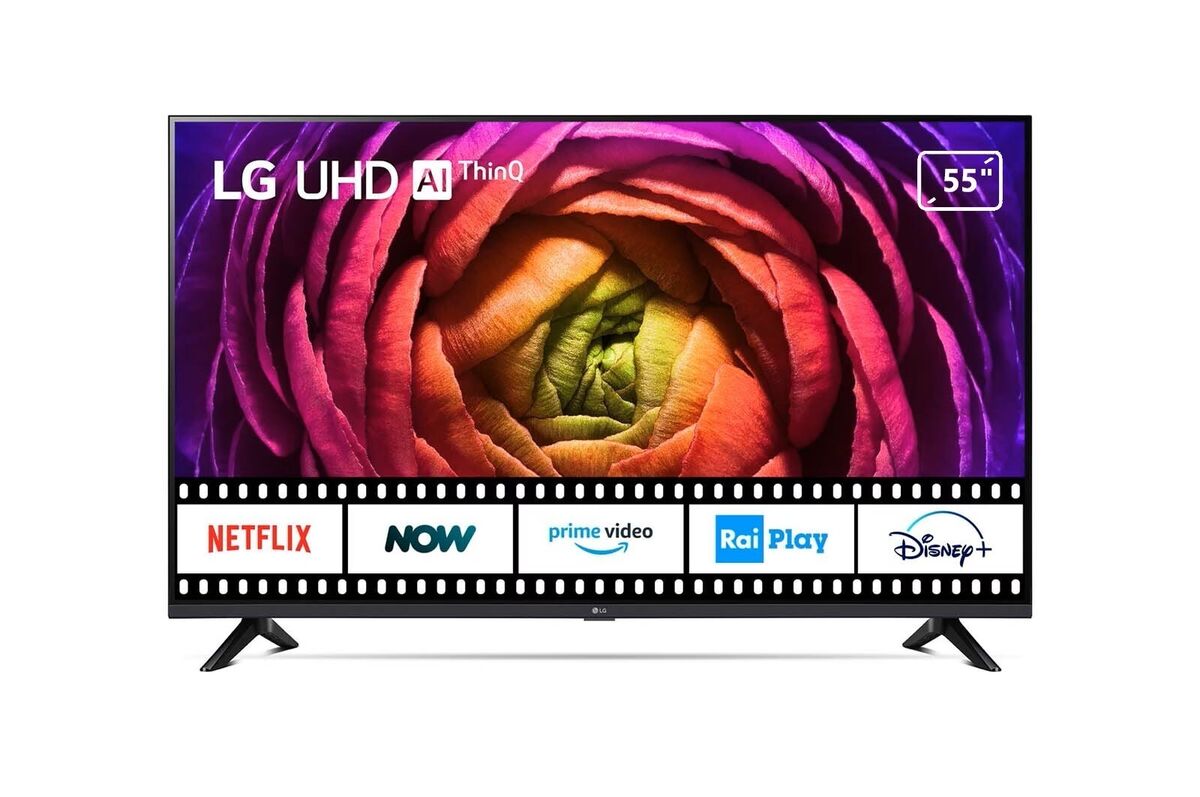 TV LED 55&quot; LG 4K 55UT73003LA SMART TV EUROPA BLACK