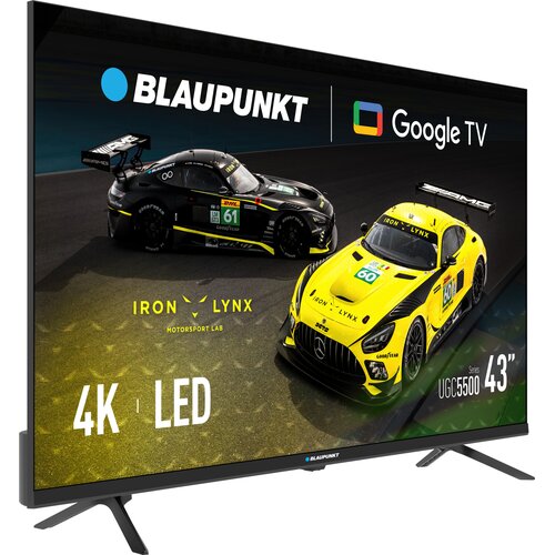 TV LED 43&quot; BLAUPUNKT 43UGC5500S SMART TV GOOGLE ITALIA BLACK