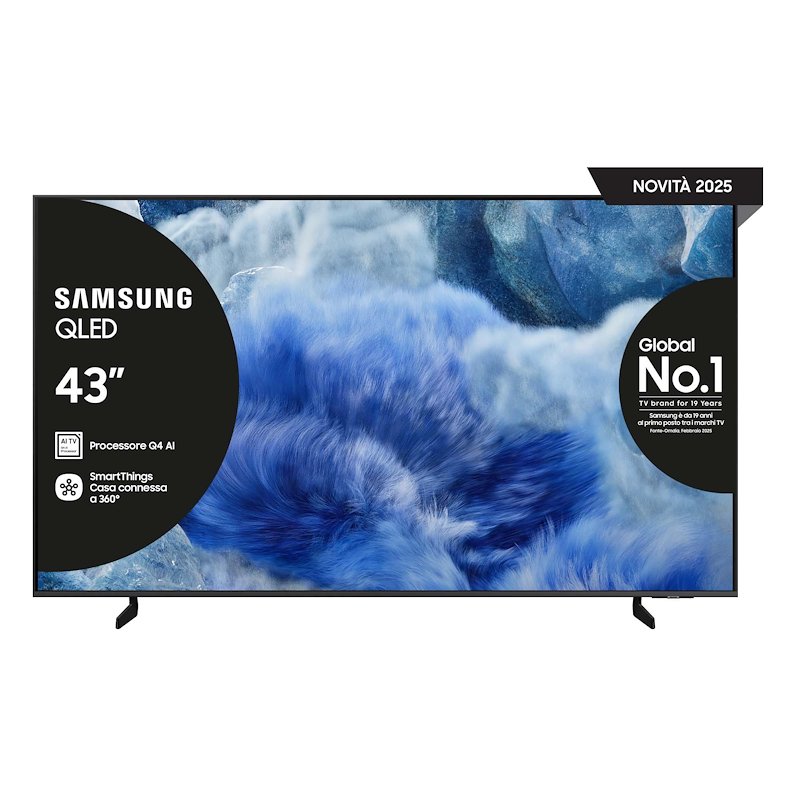 TV QLED 43&quot; SAMSUNG QE43Q8FAAUXXH SMART TV EUROPA BLACK